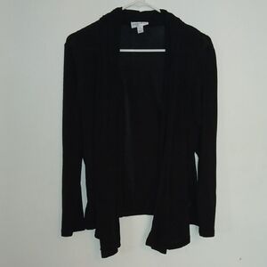 Women's Black Cartigan Sweater Size Medium